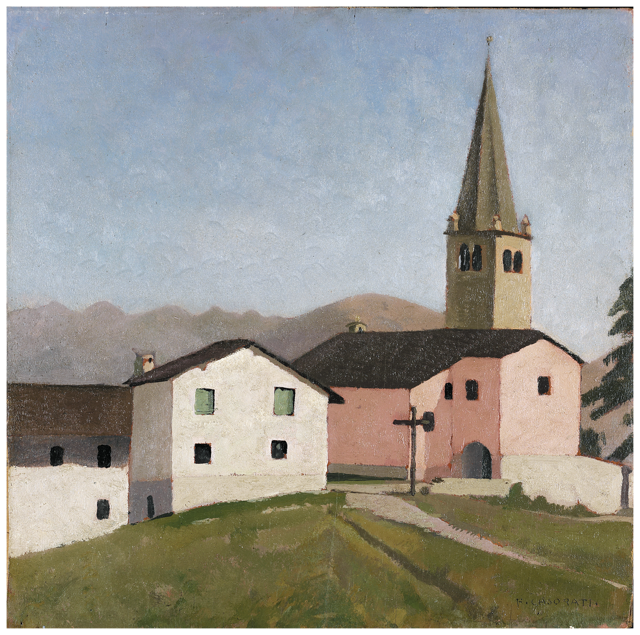 Riproduzione fotografica dell'olio su tavola intitolato Saint-Nicolas di Felice Casorati