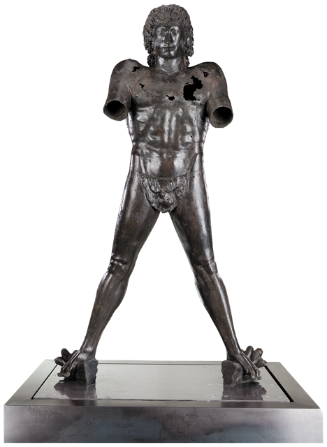 Riproduzione della scultura Ercole realizzata da Arturo Martini